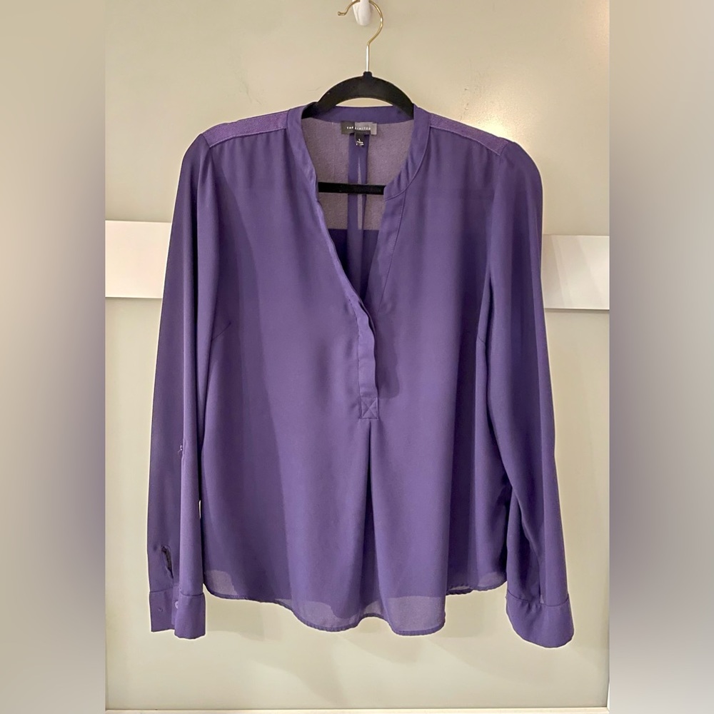 Limited purple blouse size large